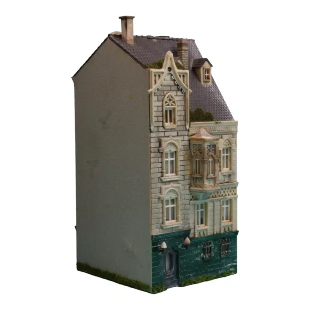 Diorama H0/1:87 piccola città casa di città/residenza centro storico #edificio #patinato + verde 2