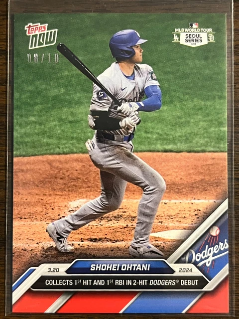 Shohei Ohtani Los Angeles Dodgers 2024 MLB Topps Now Card 845