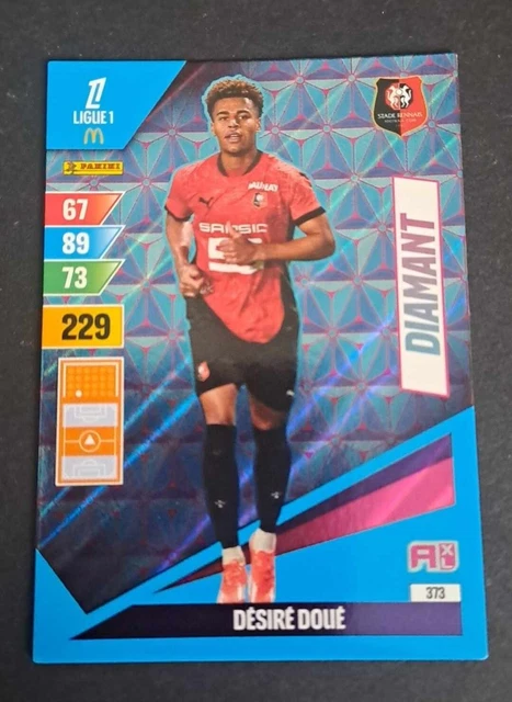 PANINI SCORE LIGUE 1 Désiré Doué gold swirl numéroté 01/10 EUR 130,00 - FR