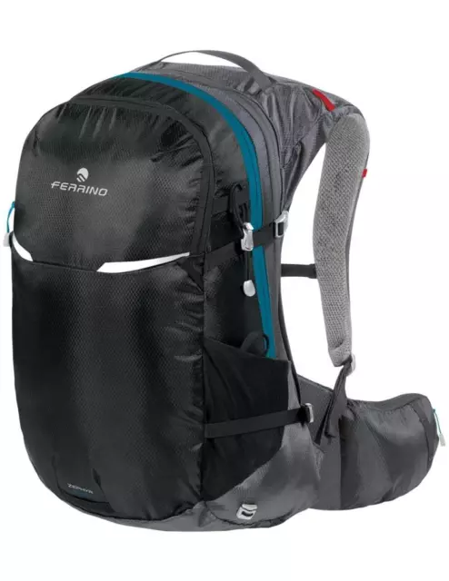 Ferrino zephyr 27+3 30 litri zaino 75818NCC colore nero per trekking coprizaino