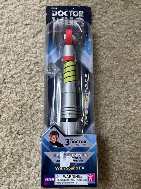 BBC Doctor Who 3rd doctor Electronic Sonic Screwdriver Toy New Sound FX
