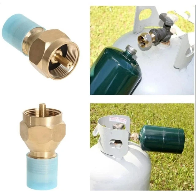 ACME/Dish/baionetta 3 pezzi adattatore da campeggio GPL M21,8 con filtro sinterizzato e borsa adattatore serbatoio