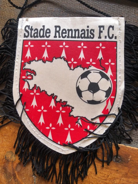 Fanion Vintage Stade Rennais FC - Avant 2000 - Collection Football