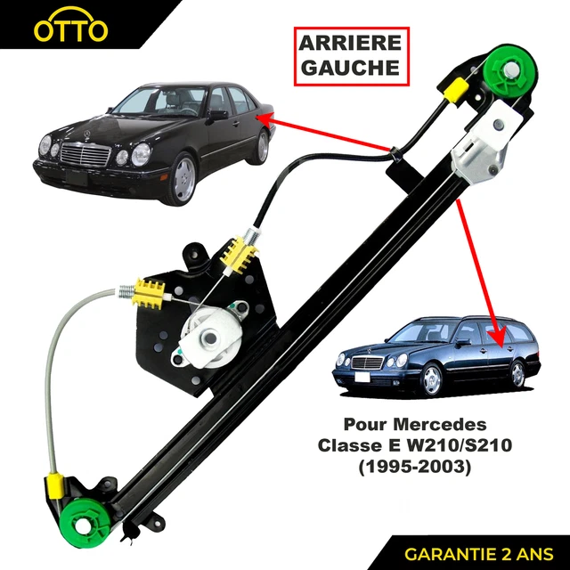 Mécanisme Lève-vitre électrique Arrière Gauche Pour Renault Laguna II - Confort Ou Standard