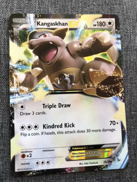  Pokemon Kangaskhan Ex Xy Flashfire 78/106 : Toys & Games