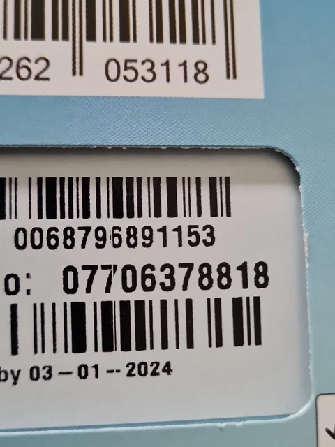 O2 Sim:  20Gb:   07706 37 88 18