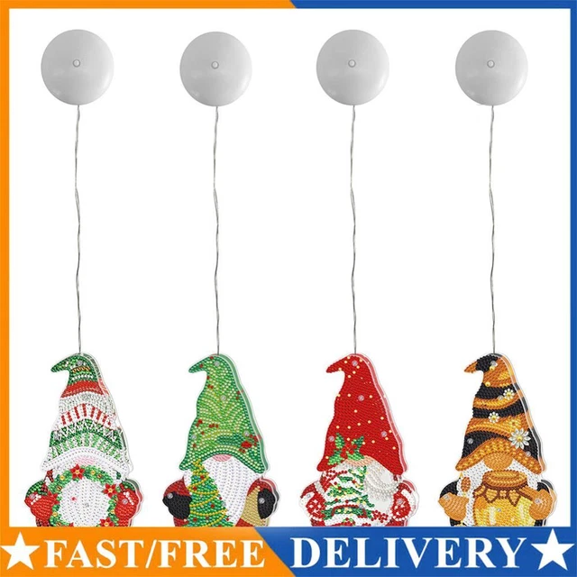 5D DIY Special Shape Diamond Painting Goblin Crystal Diamond LED Hanging Light A