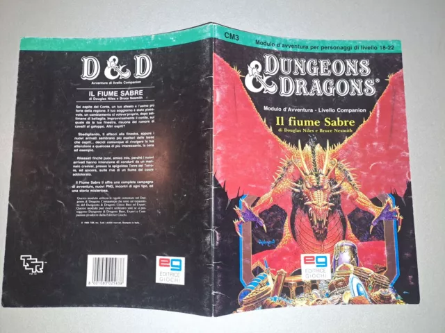 IL FIUME SABRE  CM3 Dungeons & Dragons EG  D&D