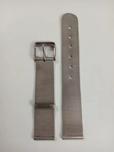 Cinturino per orologio acciaio inox 18 mm bracciale maglia milano bracciale