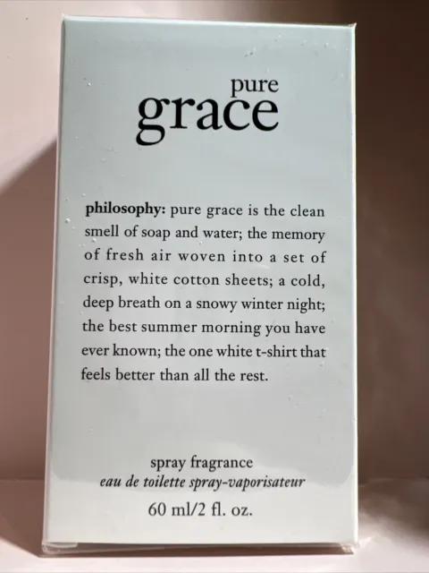 Philosophy Pure Grace Eau De Parfum EDP Spray for Women 2 oz NEW SEALED BOX