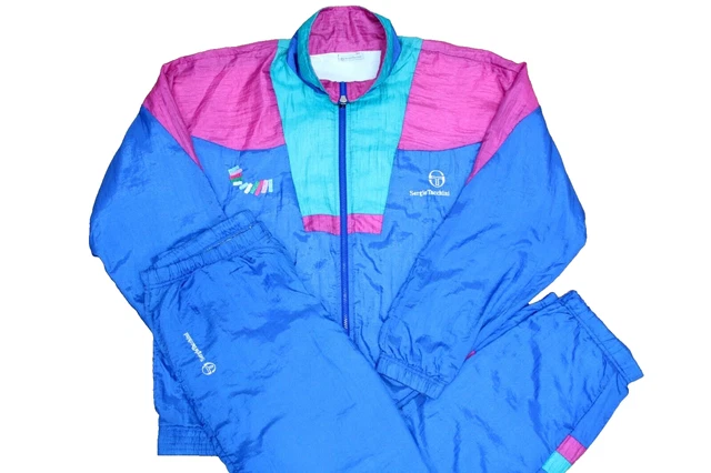 Giacca Da Tuta Uomo Sergio Tacchini Youngline MK2 | Colore Gardenia/Pale Banana, Taglia XXL, Stile Sportivo E Retro