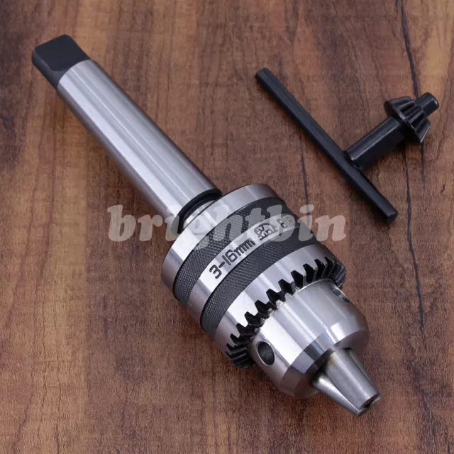 Hi-Q Heavy Drill Chuck 3-16mm with Arbor Morse Taper Shank MT3