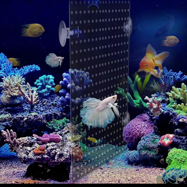 Yes!Fresh Acrylic Aquarium Fish Tank Divider Clear Kit Fit for All Type Aquarium