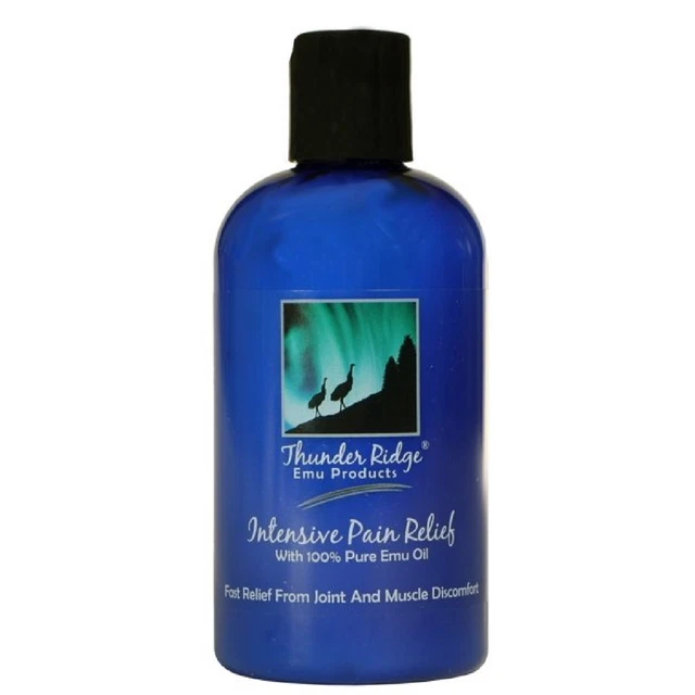 Thunder Ridge Emu Products Intensive Pain Relief with 100% Pure Emu Oil 8 Ounce