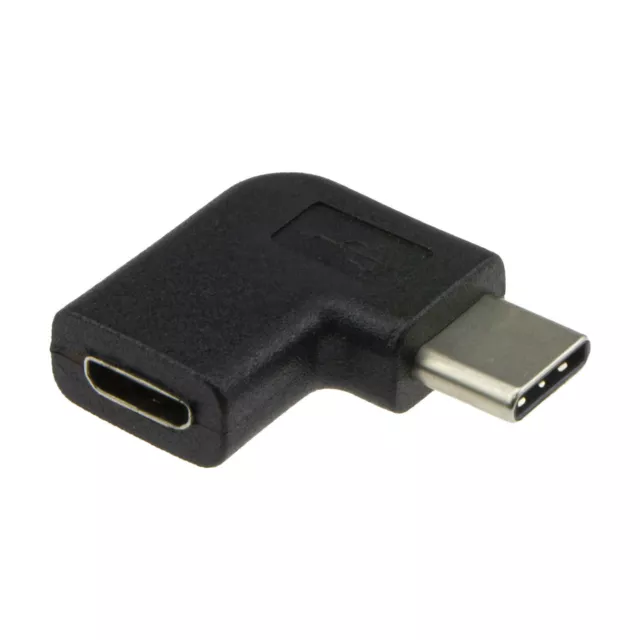 USB Micro B Prise Pour à Angle Droit Type C Mâle Fiche Convertisseur Adaptateur