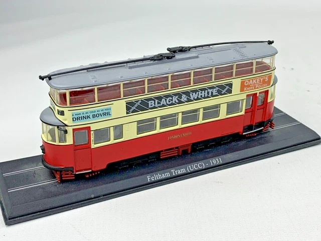 ATLAS EDITIONS TRAMS Of The World Feltham Tram 1931 W1993 Vintage Die ...