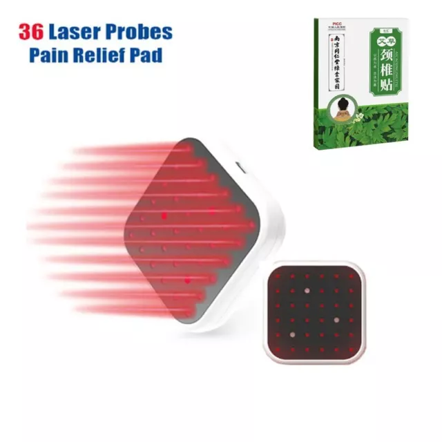 Portable Low Level Cold Laser Therapy Device 36 Lasers for Body Pain Relief LLLT