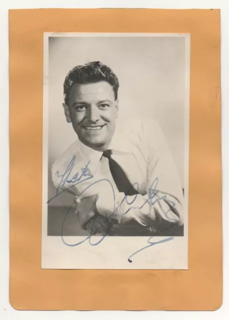 " Dave King "  English Comedian, Actor & Singer.  Vintage  Hand Signed Photo.
