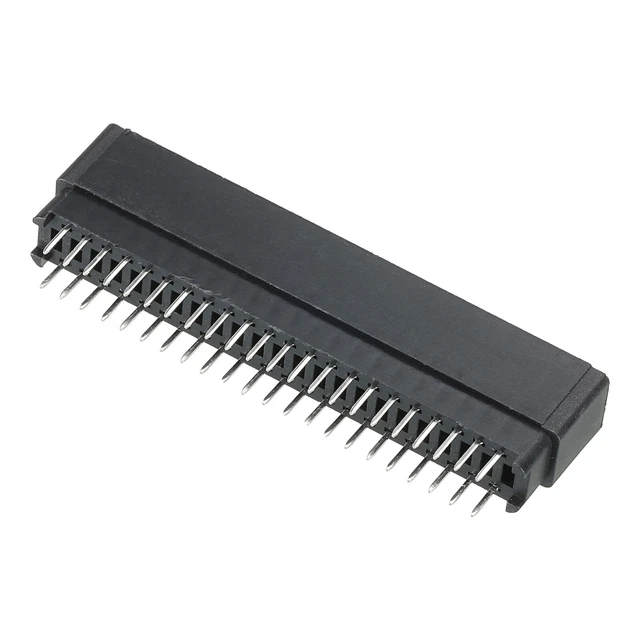 Scheda Bordo Connettore Nero Presa Destra Angolo 44 Pin 2.54mm Passo