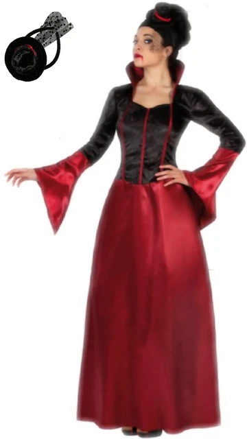 Damenkostüm Gothic Lolita Kleid Gr. 42/M – 80er New Wave Stil Für Karneval & Halloween