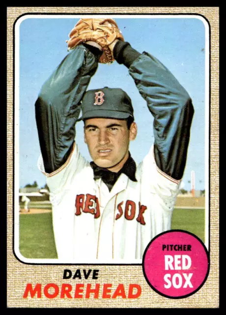 1968 Topps 212 Dave Morehead Boston Red Sox Ex Exmint Eur 222 Picclick Fr 