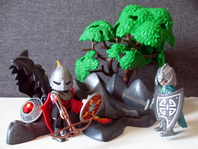 Playmobil - Maison Des Chevaliers Et Dragon - Moyen Âge - Boîte 5420 - 62 Pièces