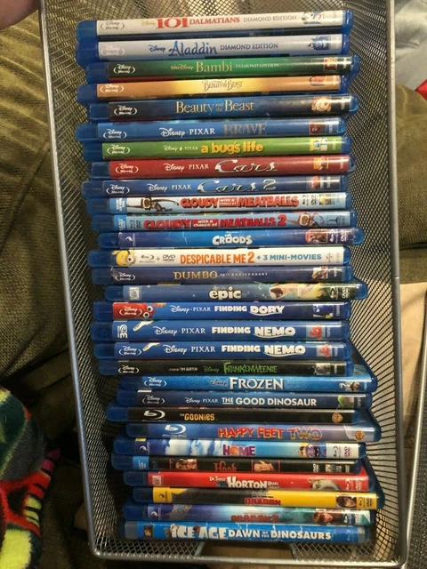 Disney Pixar DVD Movies Blu Ray and DVD