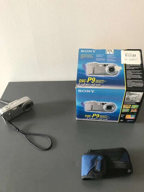 Appareil photo Sony Cyber-shot DSC-P9 gris avec boîte 