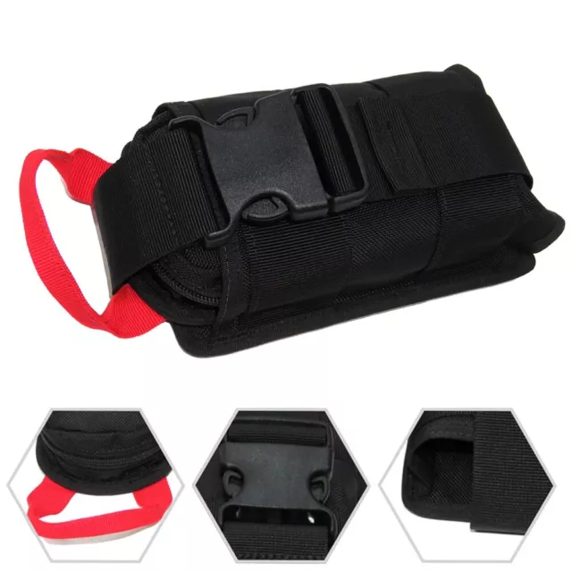 Scuba Diving Spare Weight Bag 10LBS Capacity Fits 5cm Webbing Weighs About 280g