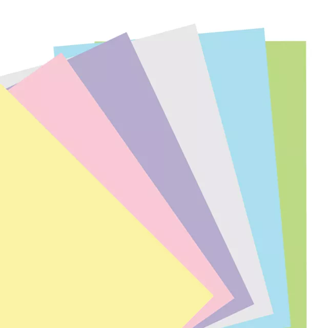 NEW Filofax A5 Notebook Refill Plain Paper Pastel 60pce