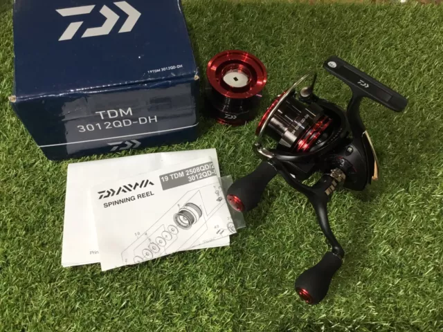 Team Daiwa TDM 3012QD-DH Match Fishing Reel Boxed & Spare Spool