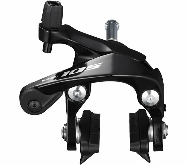 SHIMANO Dual-Pivot-Seitenzugbremse 105 BR-R7000, VR, R55C4, Schwarz, 10,5/12,5/1
