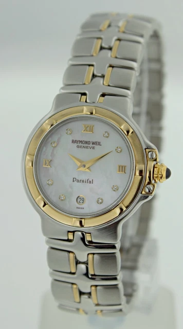 RAYMOND WEIL PARSIFAL 9990 Orologio da donna bicolore Mocio