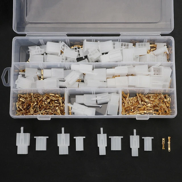 380PCS Automobile Électrique Câble Connecteurs Kit 2/3/4/6-Pin Terminal Prise