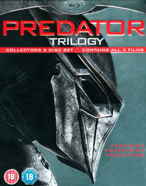 Predator Trilogy Blu-ray (2010) Danny Trejo, McTiernan (DIR) cert 18 6 discs