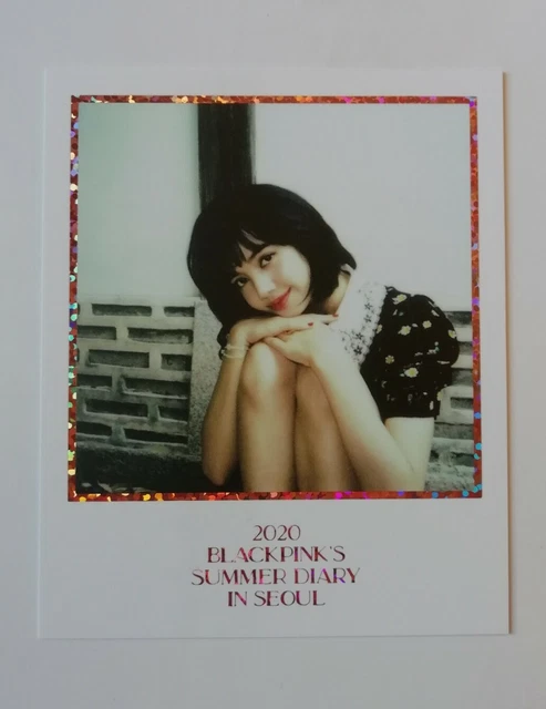 OFFICIAL BLACKPINK SUMMER Diary In Seoul 2020 Lisa Polaroid