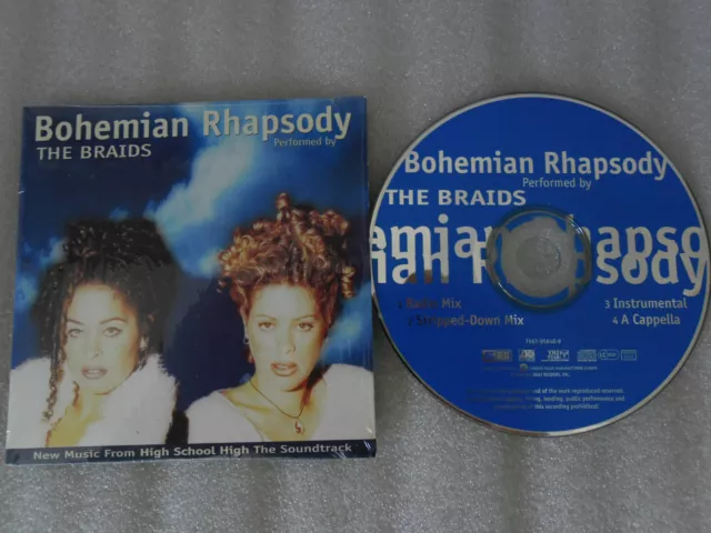 CD-THE BRAIDS-Bohemian Rhapsody-Music From High School- (CD SINGLE)-1996-