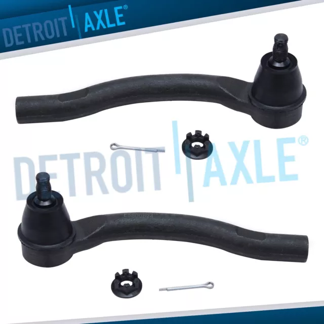 For 2009 2010 2011 2012 2013 Acura MDX ZDX Pilot Front Outer Tie Rod Ends Pair