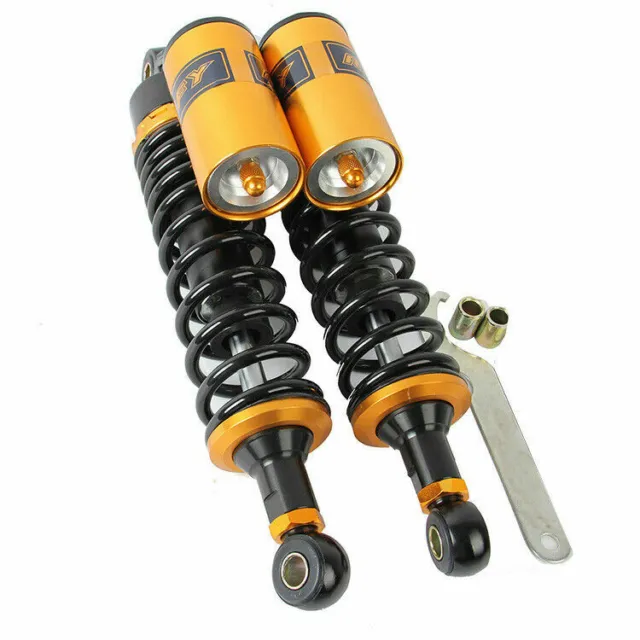 12.5'' Motorcycle Chrome Rear Shocks Absorbers Fit For Harley Sportster 883 1200