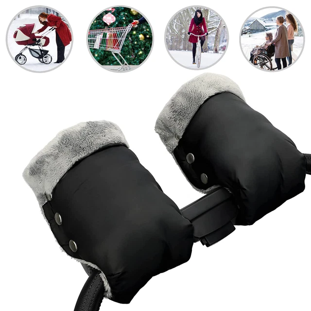 Pushchair Gloves Pram Fleece Hand Muff Hand Warmer Buggy Baby Stroller Accessory