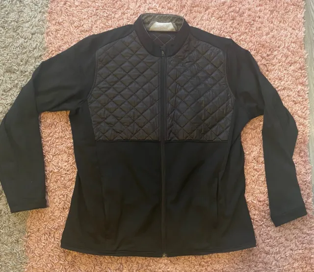 Adidas Climaheat XXL (2XL) giacca trapuntata nera da golf cappotto allenamento outdoor caldo