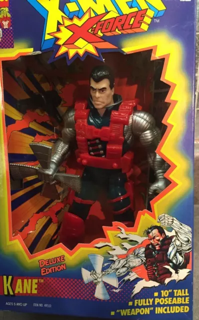 Vintage Toy Biz Marvel 1994 X-MEN X-Force  Kane 10" Figure NOS
