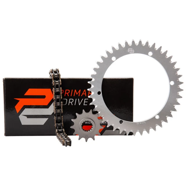 Primary Drive X-Ring Chain Alloy Sprocket Kit Set Silver Fits HONDA CRF150F