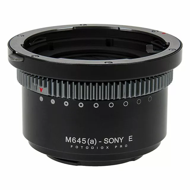 Fotodiox Pro Lens Adapter Mamiya 645 (M645) AF/AF-D to Sony Alpha E-Mount Camera