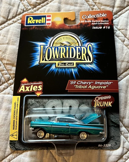 REVELL LOWRIDERS 59 Chevy Impala Tribal Aguave 1:64 Die Cast Issue