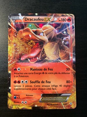 Carte Pokémon : Dracaufeu EX 11/83 XY Générations Française