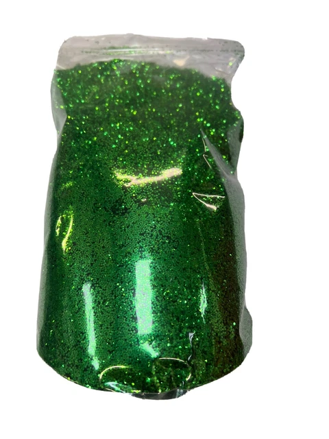 1 kg de brillo púrpura verde a granel 1 mm hexagonal