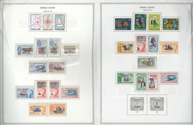 SIERRA LEONE Album Page Lot #132 - SEE SCAN - $$$