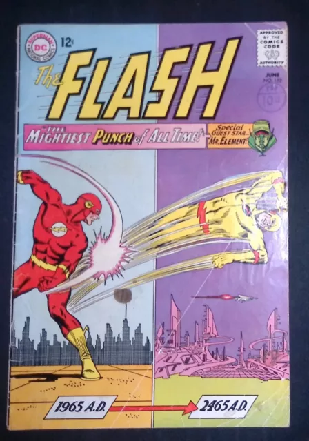 The Flash #153 Silver Age DC Comics 3rd appearance of Reverse Flash VG/F