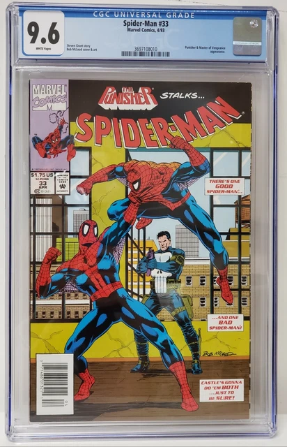 Spider-Man Issue# 33 Marvel Comics 1993 CGC Graded 9.6 Comic Book